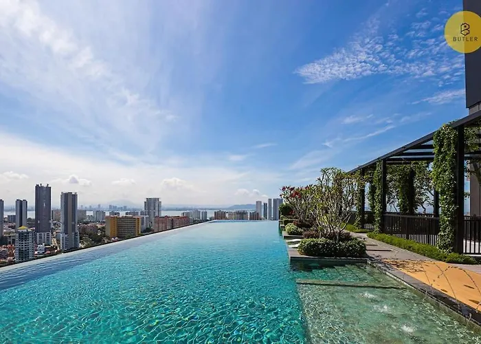 Seaview 2Br Infinity Pool & Easyaccess To Town 201